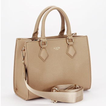Geanta bej casual Acacia Paris G-24256 15 