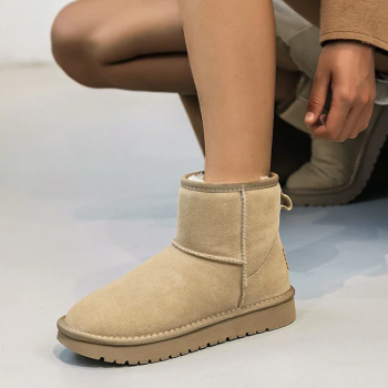 Ghete bej din piele naturala JB1967 111 