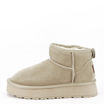 Ghete bej din piele naturala SW-012 111 