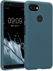 Husa Kwmobile pentru Google Pixel 3 Silicon Albastru 45967.202 