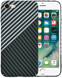 Husa pentru iPhone 7 / iPhone 8 / iPhone SE 2 SE 2020 / iPhone SE 3 SE 2022 - Techsuit Carbonite FiberShell - Stealth Gray 