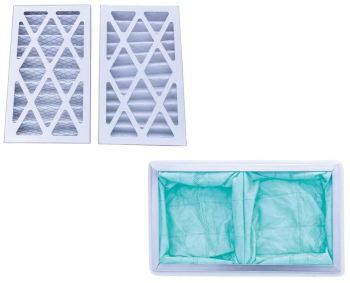 Set filtre interior-exterior pentru purificator de aer pentru atelier HDA-14 Scheppach 7903000703 2 piese 