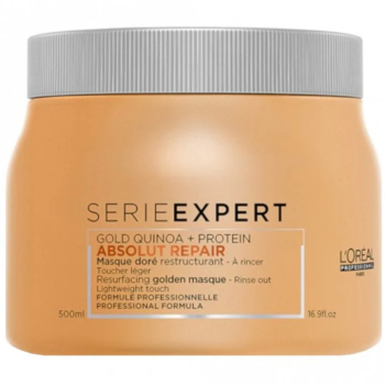 Masca de par LOreal Professionnel Serie Expert Absolut Repair Gold Quinoa pentru par foarte deteriorat 500 ml 