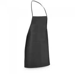 Sort de bucatarie cu buzunar si cordon de strangere negru 490 x 685 mm