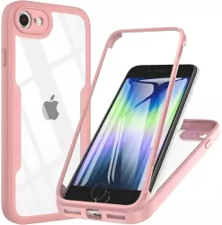Husa pentru iPhone 7 / 8 / SE 2 SE 2020 / SE 3 SE 2022 + Folie - Techsuit ColorVerse 360 Series - Pink 