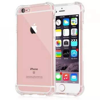 Husa pentru iPhone 6 Plus / iPhone 6s Plus - Techsuit Shockproof Clear Silicone - Clear 