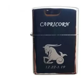 Bricheta Metalica Gravata Zodie Capricorn Capricorn Zodiac 3 5 X 5 5 Cm 