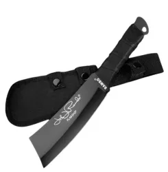Cutit Maceta Rambo Lama Din Otel 27cm Husa Negru 