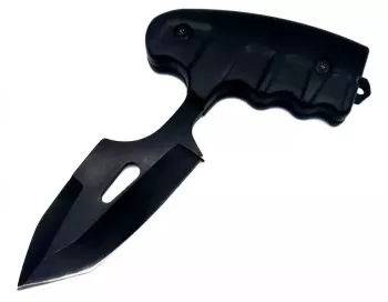 Cutit Vertical Varf si Tais Ascutite Husa Textila Agatatoare 16 cm 