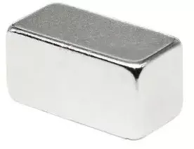 Magnet foarte puternic tip bloc 20 x 10 x 10 mm gri 