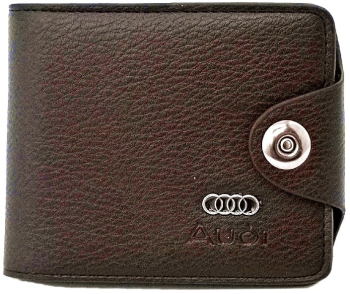 Portofel Audi barbatesc maro brun din piele MAGROT 13921 