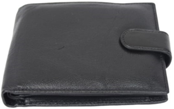 Portofel barbatesc Hassion 7137 black din piele naturala 