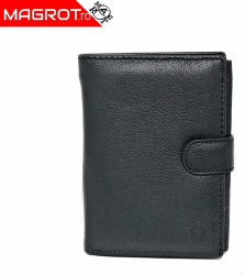 Portofel barbatesc mare din piele naturala business Hassion negru 0277 