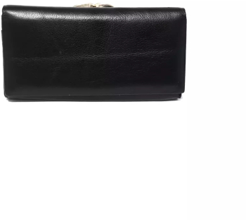 Portofel dama din piele naturala A-03 negru original Hassion - Magrot 13766 