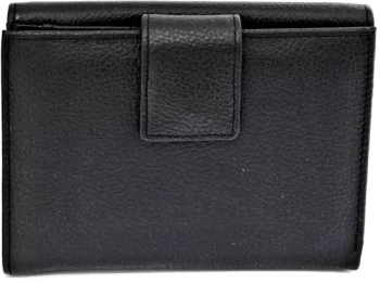 Portofel dama din piele naturala Hasssion j017 negru Magrot 13806 