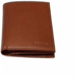 Portofel din piele naturala maro ocru Gold Life original Magrot fara capsa Gold Life 970 