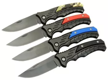 Set 4 Cutite De Buzunar Sistem Prindere Curea 16 cm 