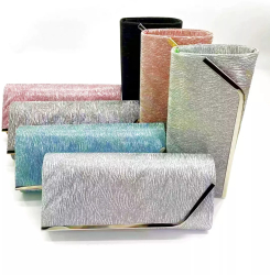Geanta plic de seara pentru ocazii si petreceri culor sidef 26 x 12 cm Magrot B 41 - Verde 