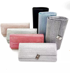 Geanta plic de seara pentru ocazii si petreceri culor sidef 26 x 12 cm Magrot B 42 - Gri 
