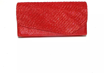 Plic seara mic pentru ocazii si petreceri sclipici 20 x 10 cm Magrot 23WYB-16 - Rosu 