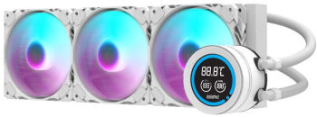 Cooler procesor lichid 360 AIO darkFlash LCD ARGB pe DN-D360 White