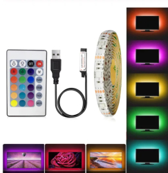 Banda LED USB pentru Iluminare Ambientala in Spatele Televizorului Backlight TV MyStyle RGB 