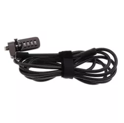 Cablu antifurt Laptop - Cablu de securitate MYSTYLE pentru laptop NEGRU
