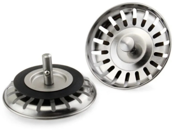 Capac sita chiuveta bucatarie Inox 80 mm Gri 