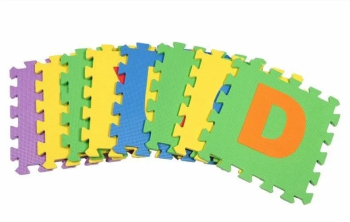 Covor din spuma tip puzzle litere antiderapant termoizolant pentru copii impermeabil 10 piese spuma 