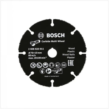Disc de taiere carbura metalica Multi Wheel 76 x 1.0 x 10 mm BOSCH 