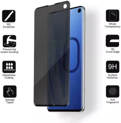 Folie de sticla Samsung Galaxy S10 Privacy Glass folie securizata duritate 9H 