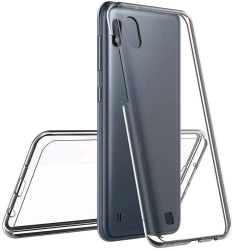Husa 360 Samsung Galaxy A10/M10 fata+spate silicon Transparent 