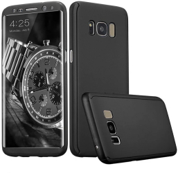 Husa Aisi Samsung S8 Plus Full Cover 360 plastic - Negru 