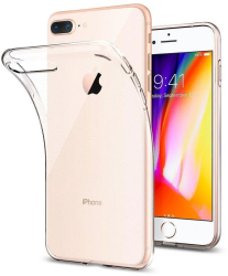 Husa iPhone 7 Plus / iPhone 8 Plus Slim Soft TPU - transparent 