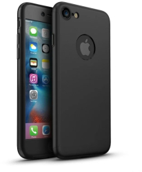 Husa pentru Apple iPhone 7 Plus Negru folie sticla gratis 