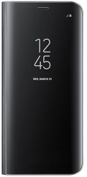 Husa compatibila cu Samsung Galaxy S8 clear view neagra 