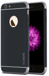 Husa protectie Luxury 3 in 1 Hybrid pentru iPhone 6/6s Neagra 
