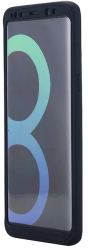 Husa Samsung Galaxy Note 8 Full Cover 360 Silicon spate + contur fata - Negru 