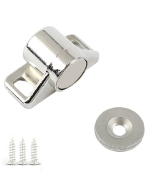 Magnet puternic neodim cu incuietoare magnetica pentru mobila cu suruburi de fixare incluse MyStyle 