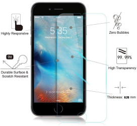 Pachet husa Apple iPhone 6 Plus/6S Plus MyStyle slim TPU transparenta cu folie de sticla gratis 