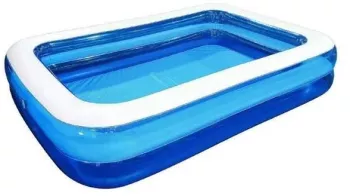Piscina Gonflabila Dreptunghiulara Pentru Exterior 200 x 150 x 50 Cm Albastru/Alb 