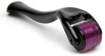 Rola dermatologica Skin Roller System cu 540 microace 1 mm culoarea violet 