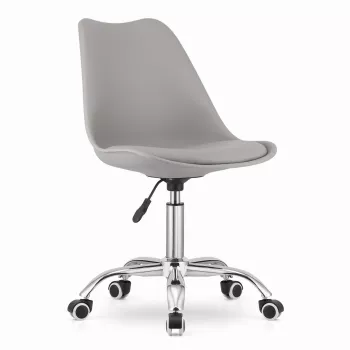 Scaun de birou Artool Alba rotativ PP gri 48x43x91.5 cm 