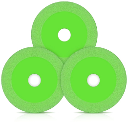 Set 3 Discuri de taiere diamantate ultra subtiri set 2 in 1 100mm pentru sticla ceramica gresie 
