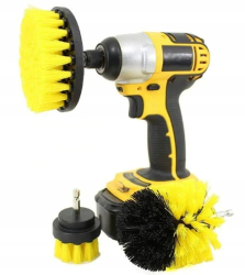 Set 3 perii de nylon pentru curatat diferite suprafete 