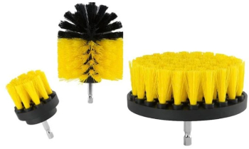 Set 3 perii plastic pentru bormasina 1/4 