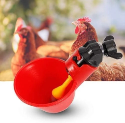 Set 5 adapatori pentru pasari ABS Rosu/Negru