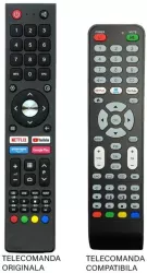 Telecomanda compatibilă TV Saba SA40S77A11 Blaupunkt cod ER 9481 481