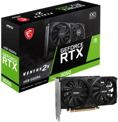 Placa video MSI GeForce RTX 3050 VENTUS 2X E OC 6GB GDDR6 96-bit 