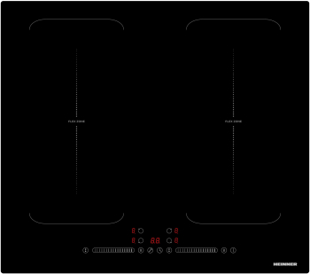 Plita incorporabila Heinner HBHI-M4ZB2FXTC Inductie 4 zone de gatit Bridge Boost Control touch Timer Protectie copii Indicator caldura 